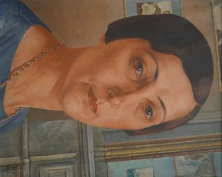 Porträt von S. Andonnikova (1925)